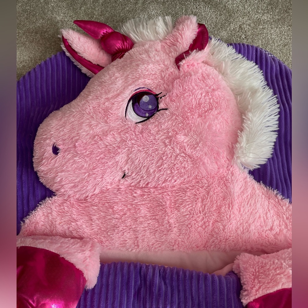 Girls unicorn sleeping bag